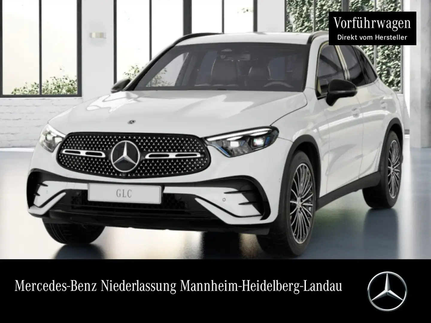 Mercedes-Benz GLC 220 d 4M AMG+NIGHT+360+AHK+TOTW+KEYLESS+9G Blanc - 1