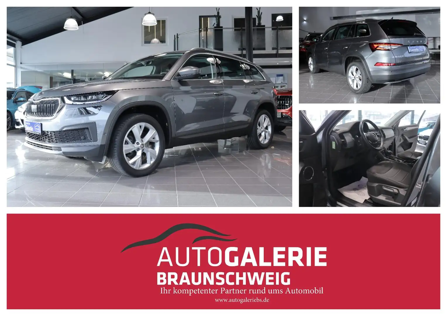 Skoda Kodiaq 2.0TDI DSG Tour 7-SITZE *ACC*AHK*VIRTUAL* Gris - 1