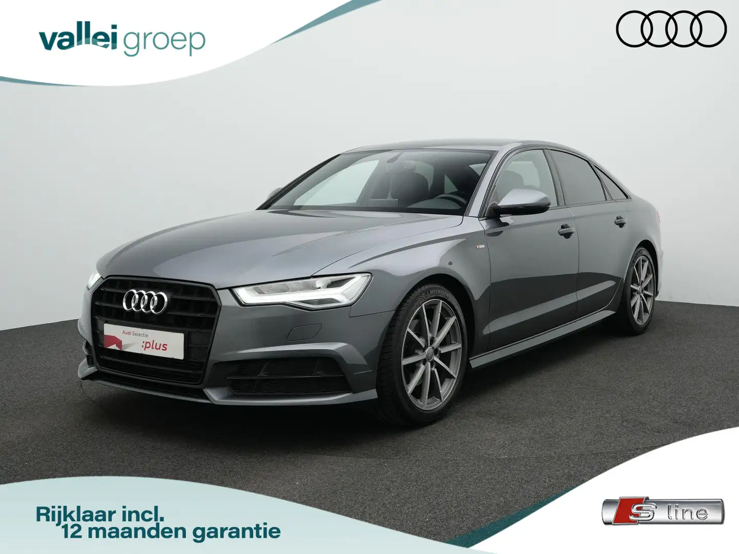 Audi A6 Limousine 1.8 TFSI 190 pk S-tronic ultra S-Line Ed Grigio - 1