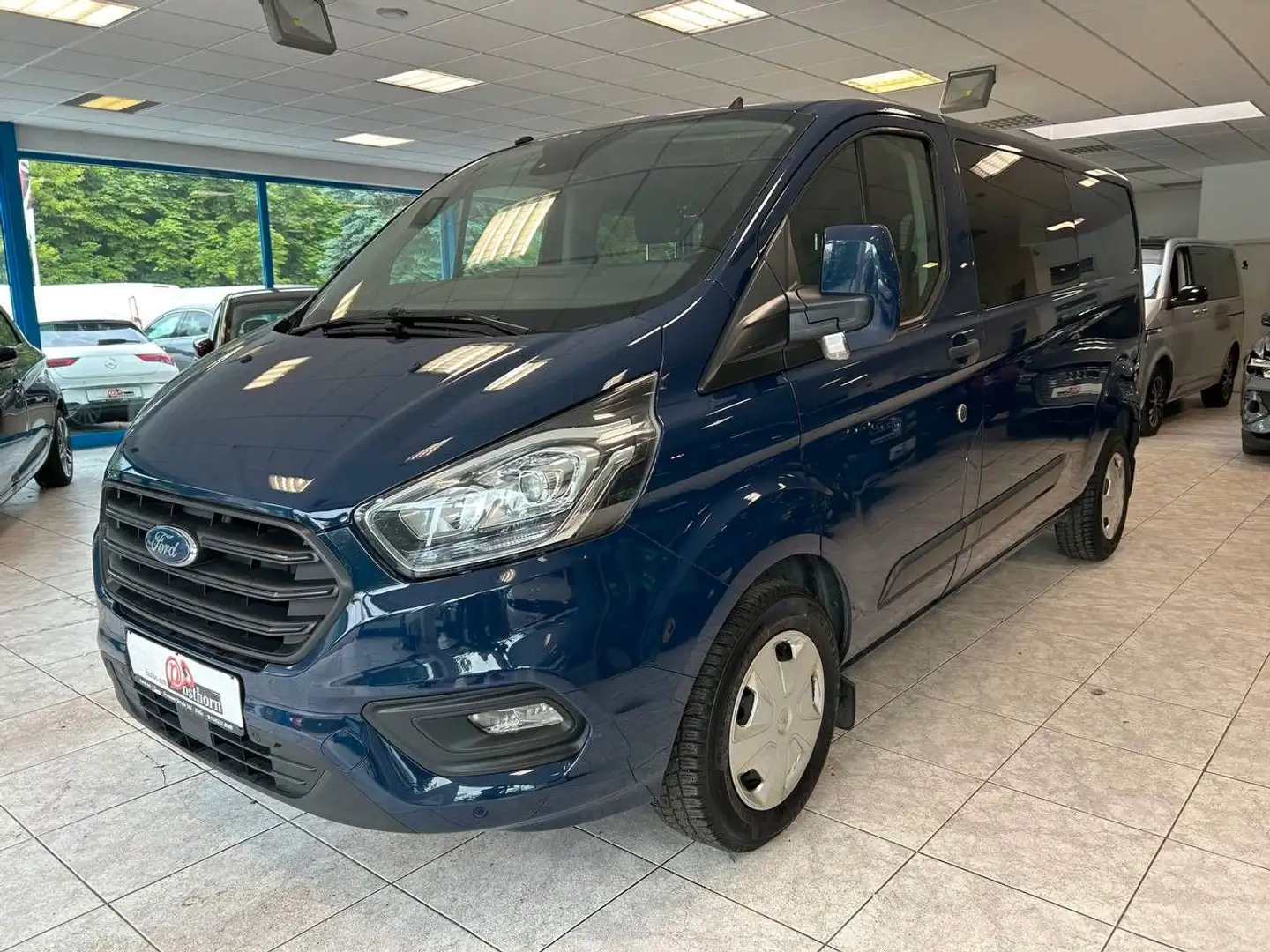 Ford Transit Custom Mixto Kombi 320L2 Klima Sitzh AHK Azul - 1