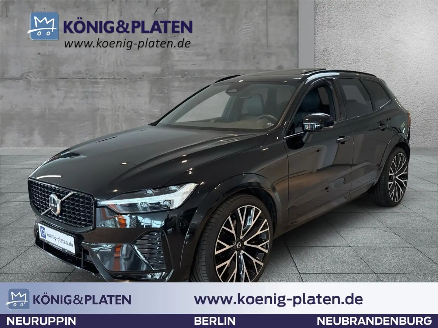 Volvo XC60 B5 (Diesel) AWD R-Design (EURO 6d) Klima Navi Zwart - 1