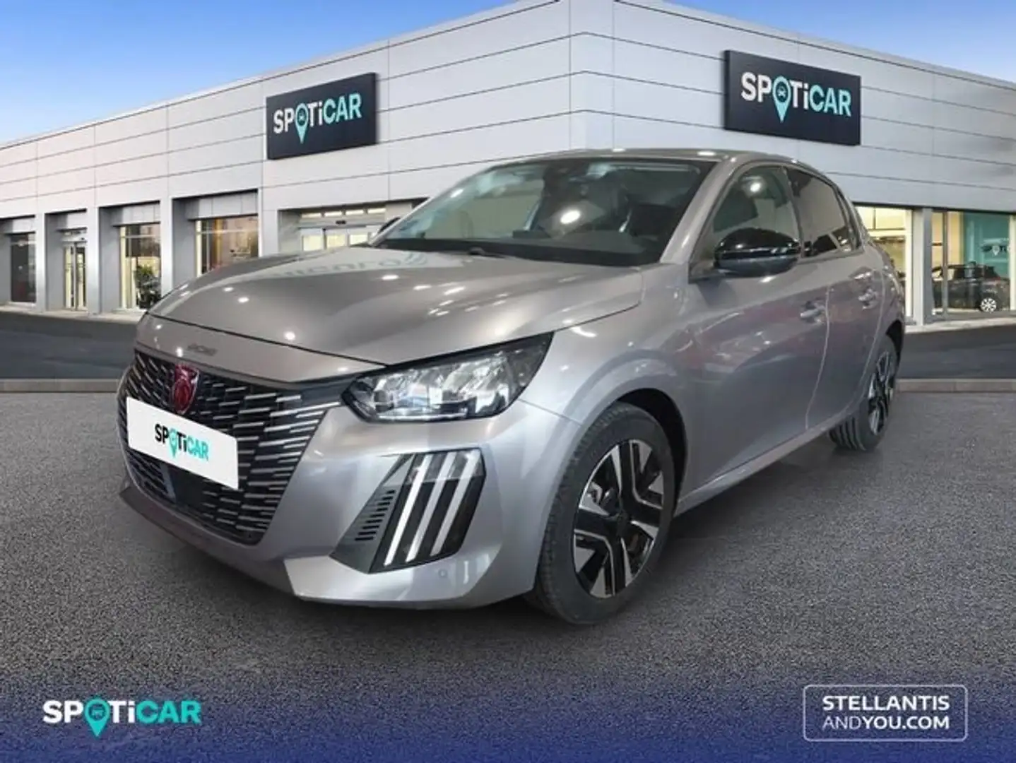 Peugeot 208 1.2 Hybrid Allure e-DCS6 110 Gris - 1