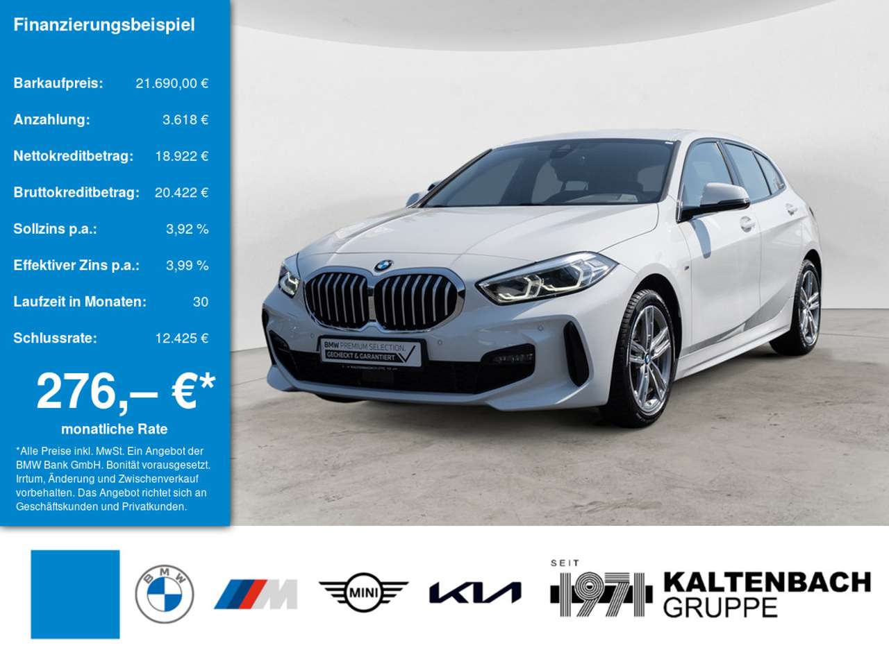BMW 118 2023 — i M-Sport LED W-LAN NAVI SHZ PDC KLIMA
