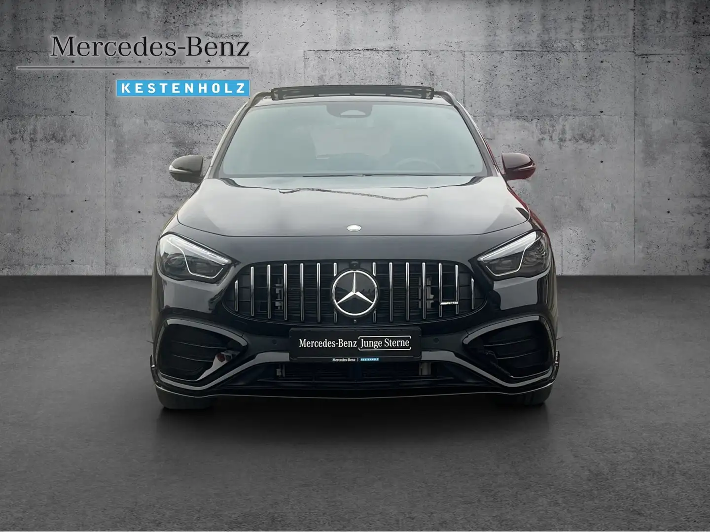Mercedes-Benz GLA 35 AMG GLA 35 AMG 4M AERO+NIGHT+21+LEDER+KEYL+360+PANO Schwarz - 2