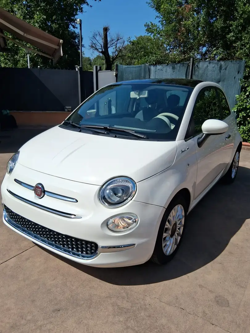 Fiat 500 1.0 Hybrid Dolcevita Weiß - 1