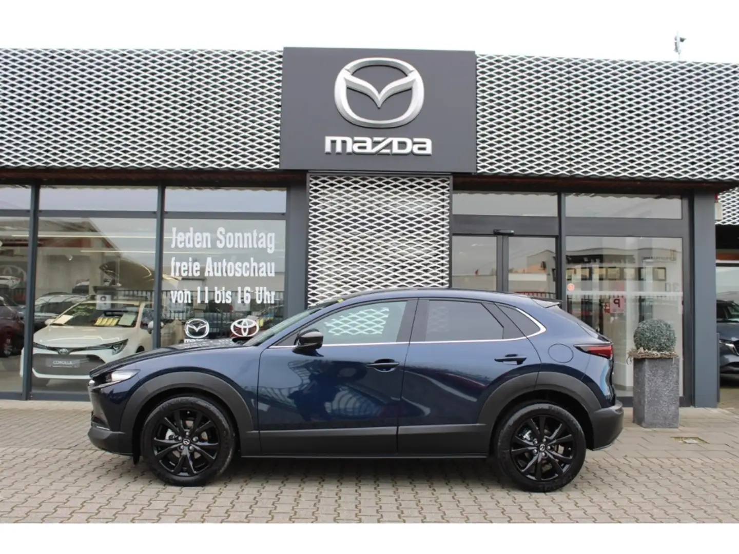Mazda CX-30 HOMURA+LED+CARPLAY+TÜRE BESCHÄDIGT !! Blauw - 2