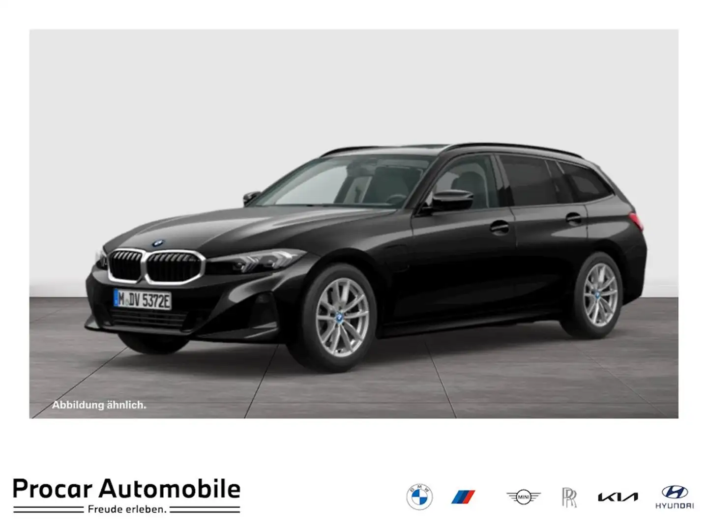 BMW 320 e Aut Nav LED Pano AHK PDC Klima 17" Schwarz - 1