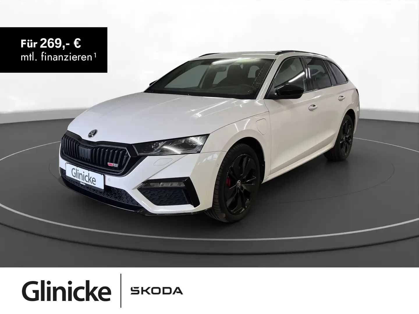 Skoda Octavia Combi RS 1.4 iV LED LM 18" Navi PDC vo+h Weiß - 1