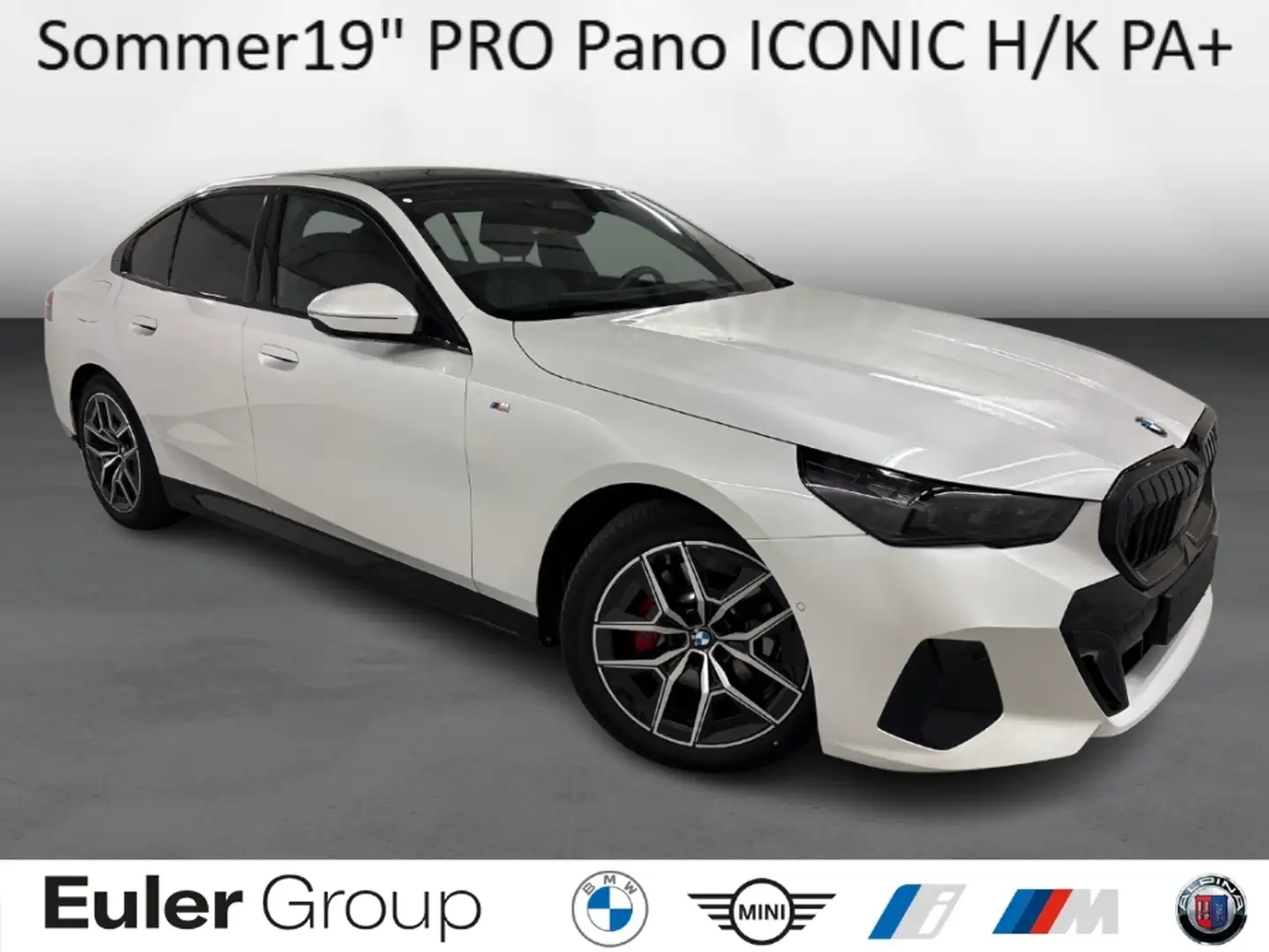 BMW 520 i M-Sport Sommer19'' PRO Pano ICONIC H/K PA+ DA+ A Weiß - 1