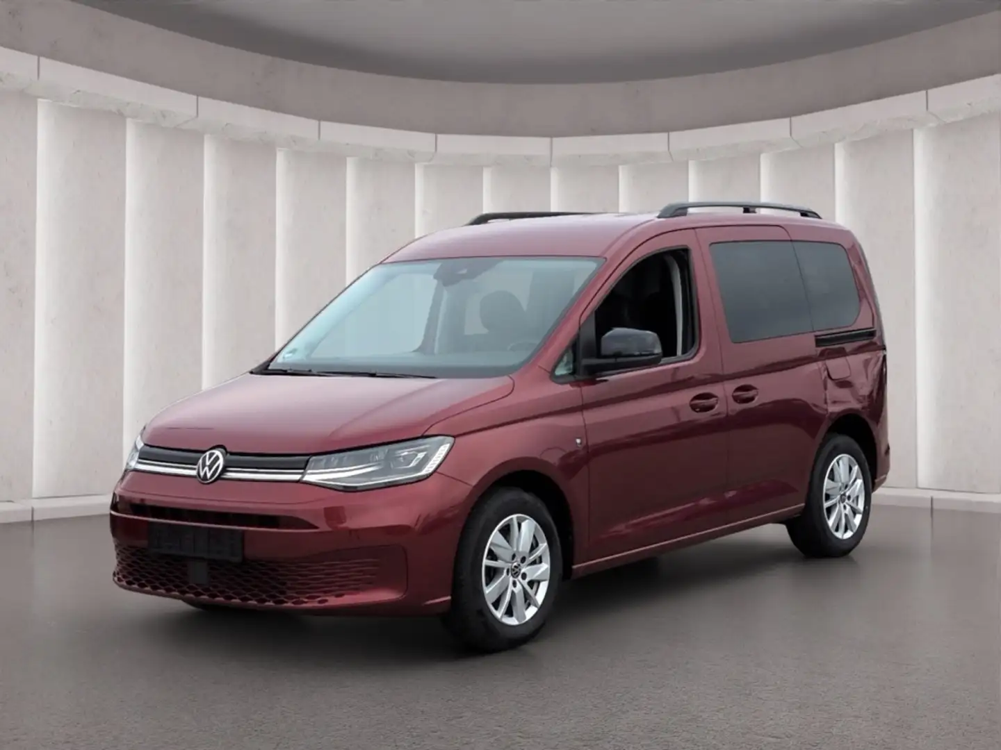 Volkswagen Caddy Life 1.5TSI*DSG LED ACC Navi Alcantara SHZ Rot - 2