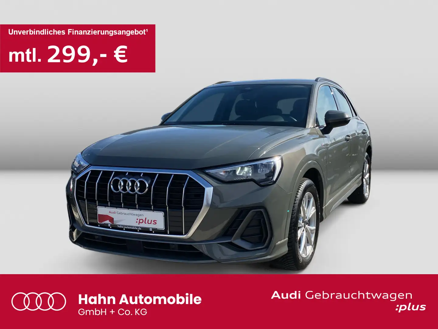 Audi Q3 35TDI S-Line S-Trc Virtual CAM LED ACC Navi Gris - 1