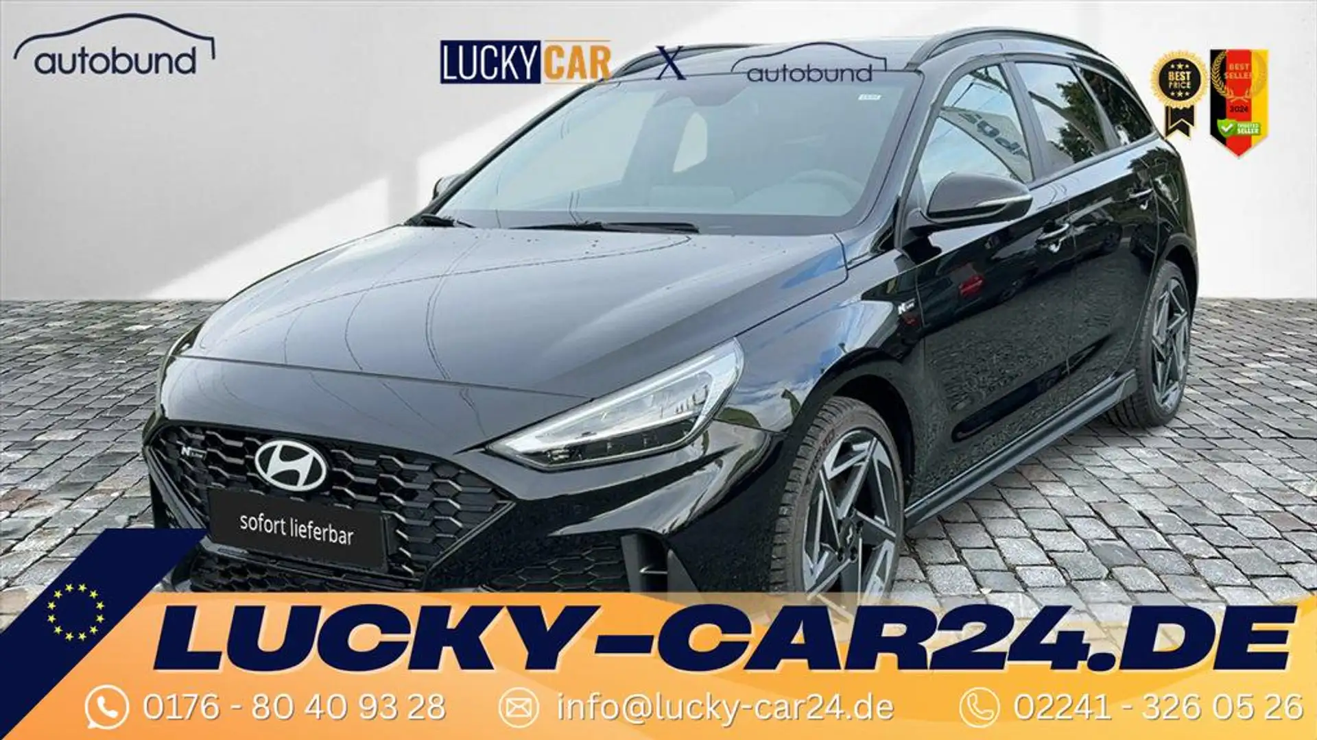 Hyundai i30 Kombi N-LINE III CW 1,5 T-GDi MHEV digital Cock... Schwarz - 1