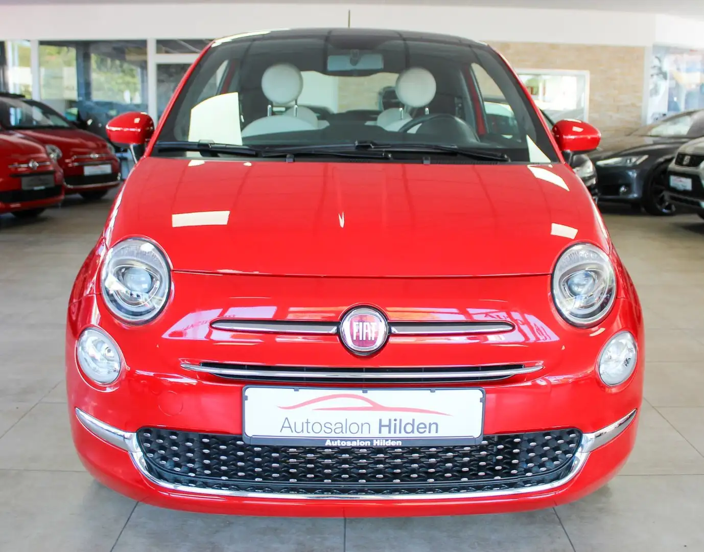 Fiat 500 Dolcevita Pano CarPlay 1.Hd Alu TÜV neu TOP! Rood - 2