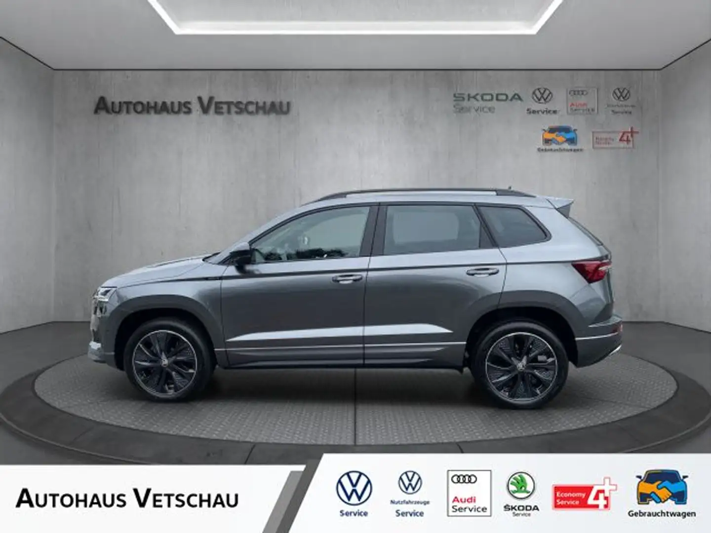 Skoda Karoq Sportline 1.5 TSI DSG/AHV/elHK./ACC/4xSHZ/ Gris - 1