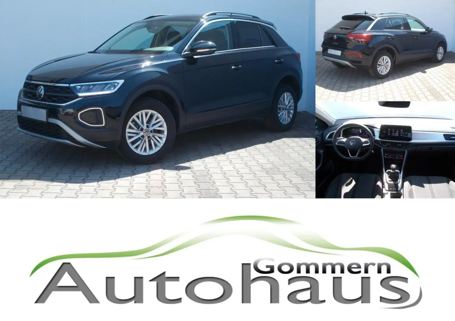 Volkswagen T-Roc Life * LED * NAVI * Allwetter * Parklenk ! Zwart - 1