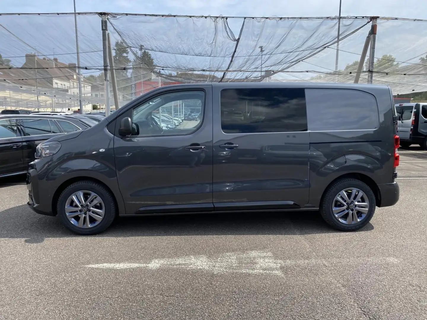 Peugeot Expert III (2) CABINE APPROFONDIE BLUEHDI 180 M EAT8 5PL / CAMERA / MAIN LIBRE / CLIM AUTO Gris - 2