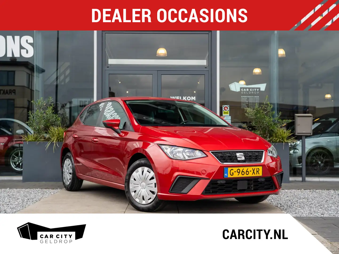SEAT Ibiza 1.0 TSI Style Business / Camera / CarPlay / Navi / Rood - 1