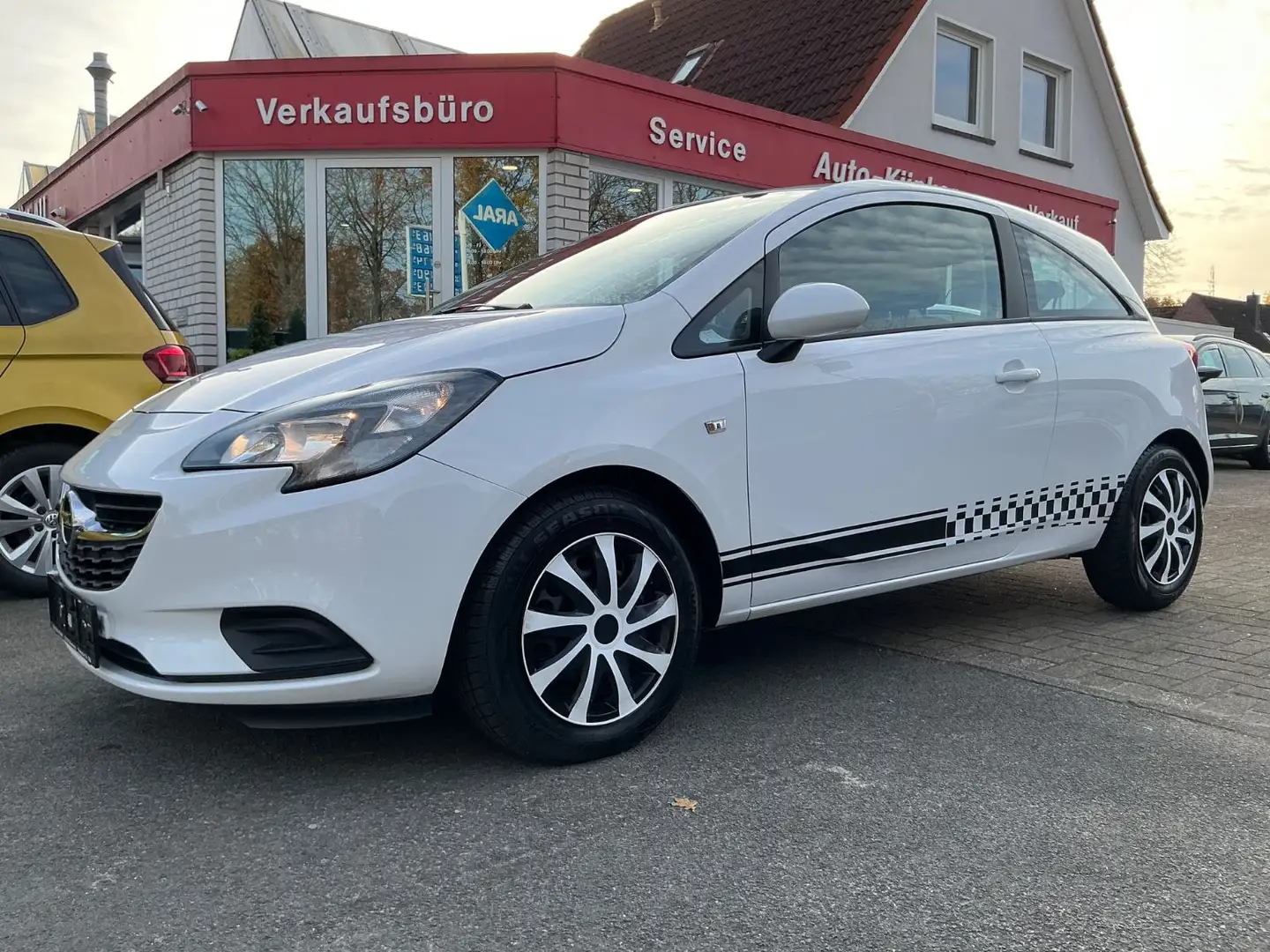 Opel Corsa E Edition 1.4 BT USB Klima Weiß - 2