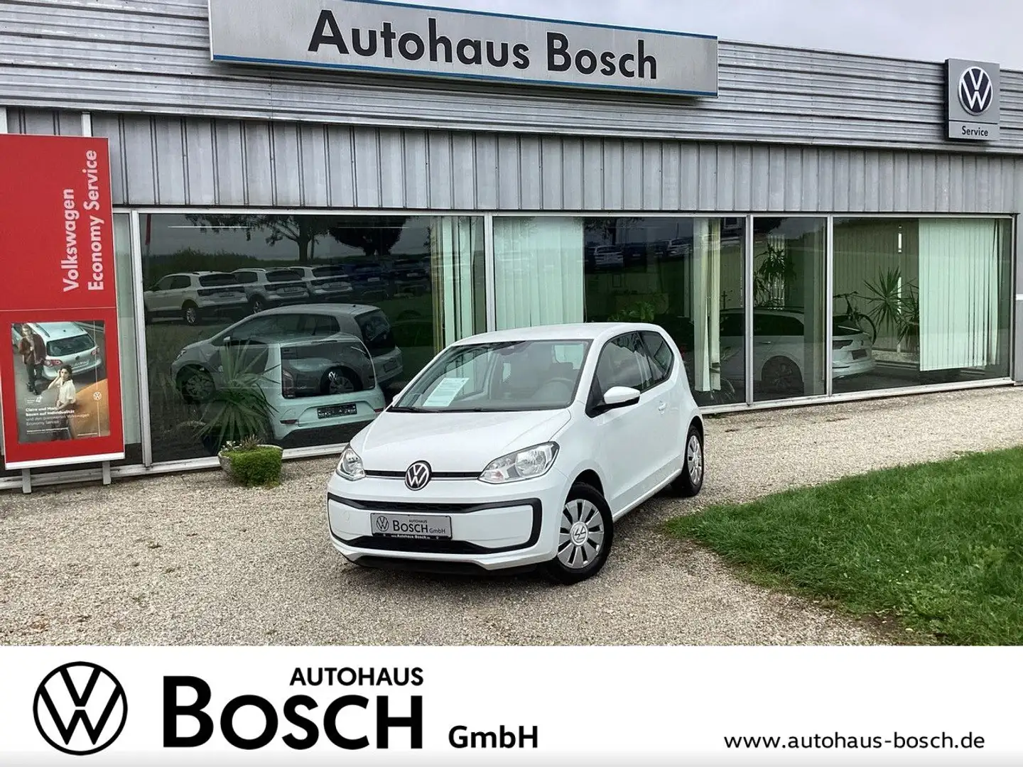 Volkswagen up! 1.0 Move RFK Tempomat Klima Basis Bluetooth Blanc - 1