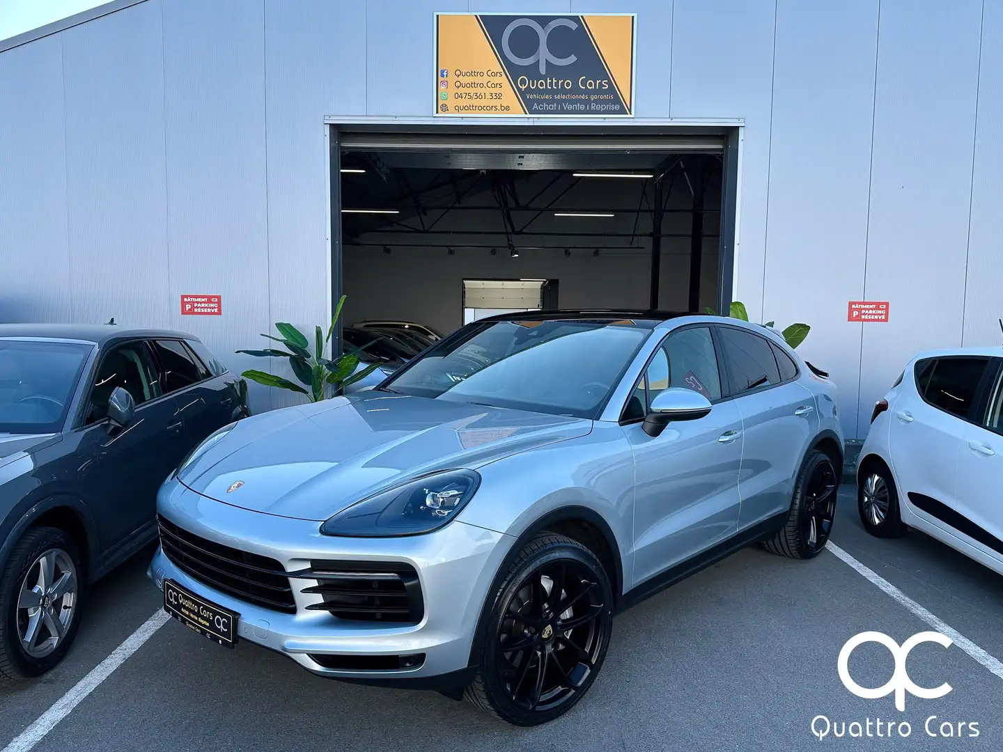 Porsche Cayenne Coupé 3.0 Turbo V6 1er pro Full carnet Porsche Grigio - 1