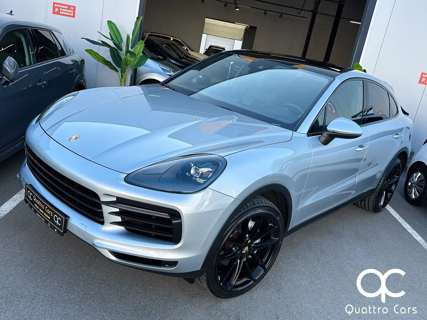 Porsche Cayenne Coupé 3.0 Turbo V6 1er pro Full carnet Porsche Grigio - 2