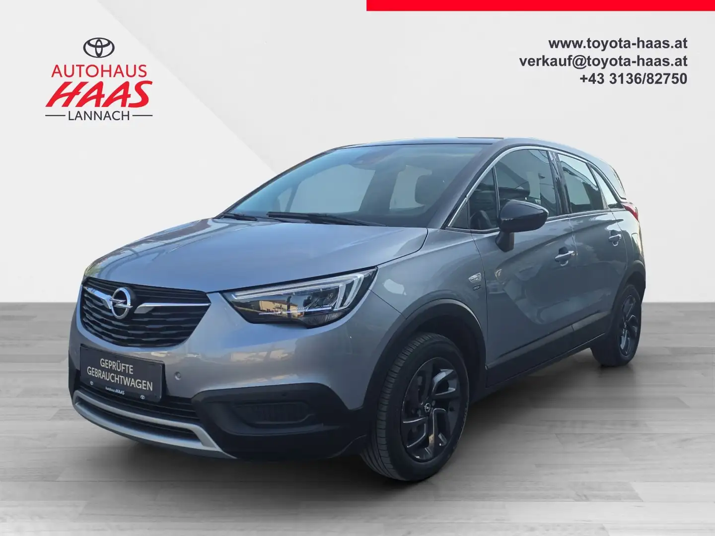 Opel Crossland X 1,2 Turbo ECOTEC Direct Injection Edition Zilver - 1