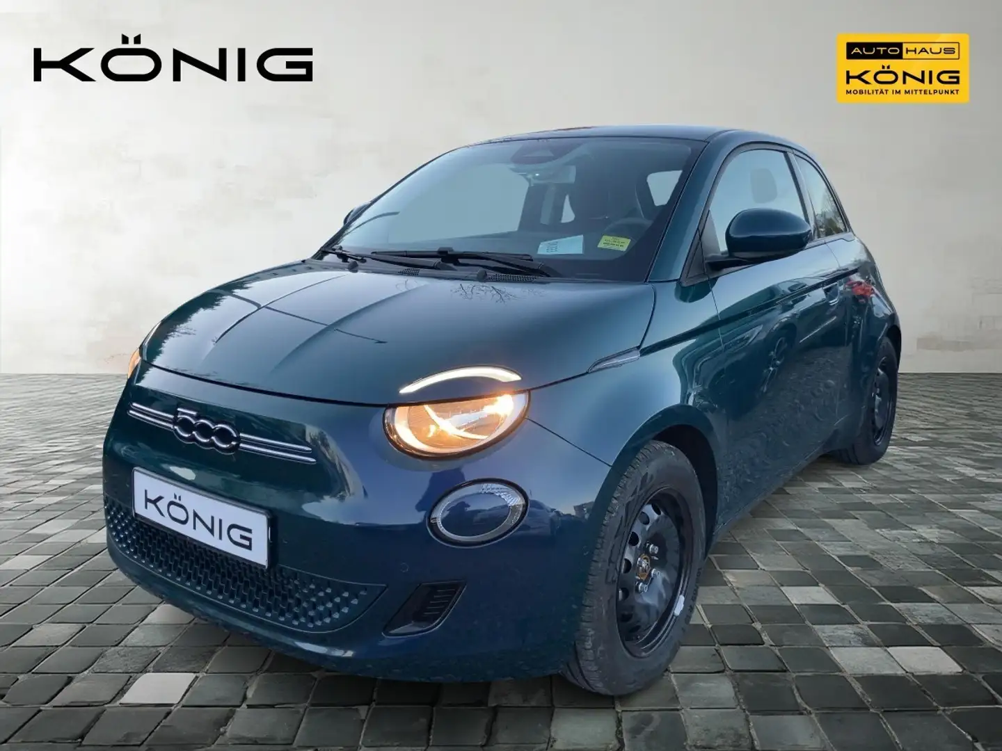 Fiat 500e 3+1 MY23 118PS 42kWh KLIMA*CARPLAY*TEMPOMAT Grün - 1