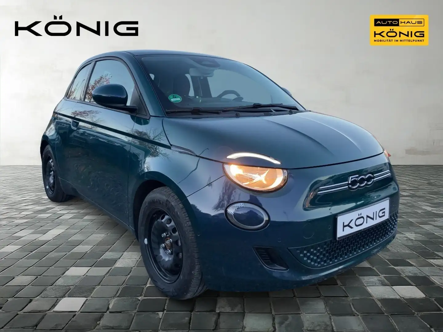 Fiat 500e 3+1 MY23 118PS 42kWh KLIMA*CARPLAY*TEMPOMAT Grün - 2