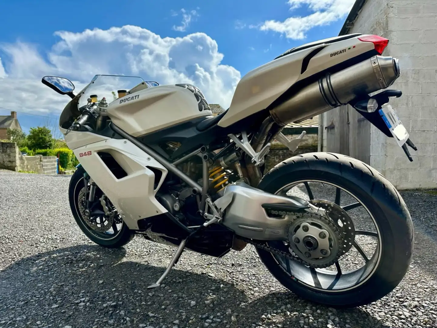 Ducati 848 bijela - 2