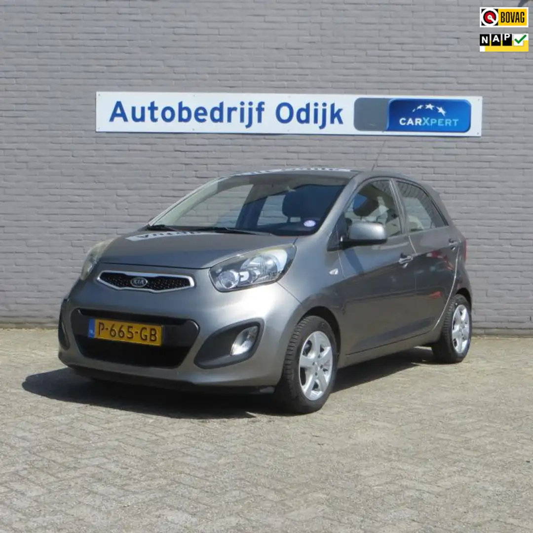 Kia Picanto 1.0 CVVT Airco Gris - 1