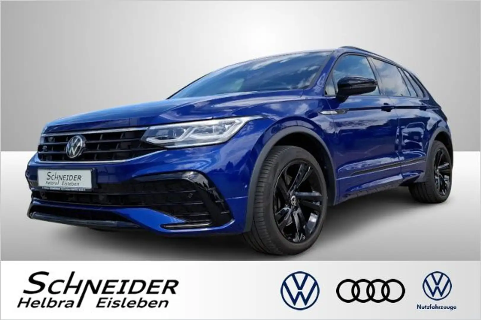 Volkswagen Tiguan 2.0 TSI DSG 4MOTION R-LINE+IQ.LIGHT+STHZ+PA Blau - 1