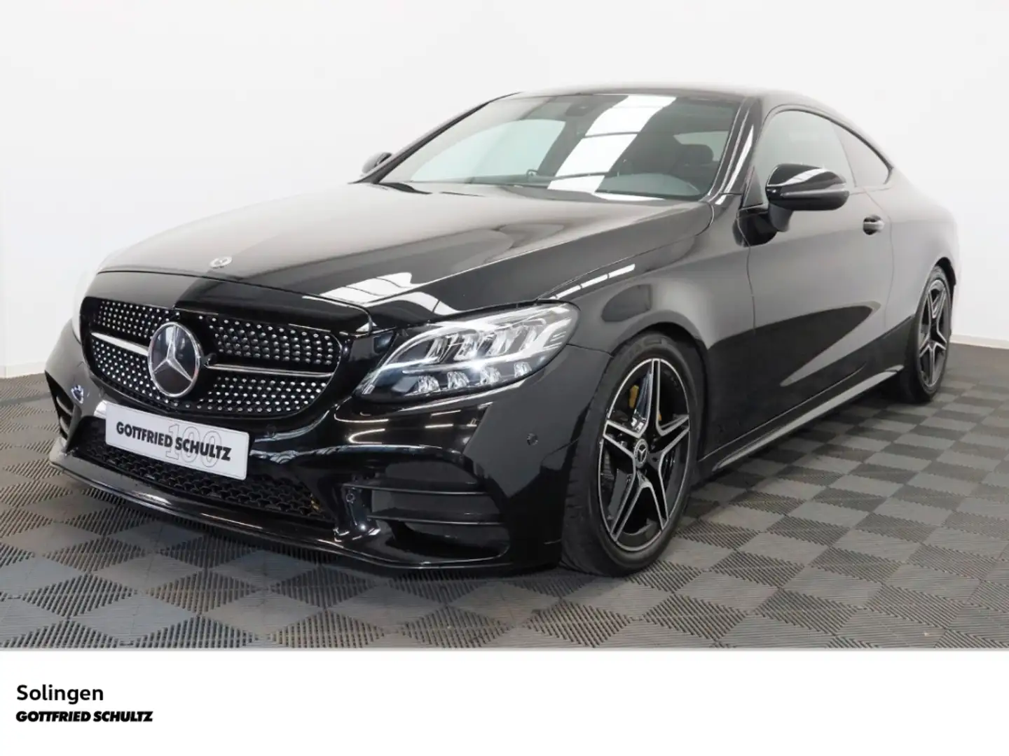Mercedes-Benz C 200 C-Klasse Coupe AMG Line   Navi   SHZ Negro - 1