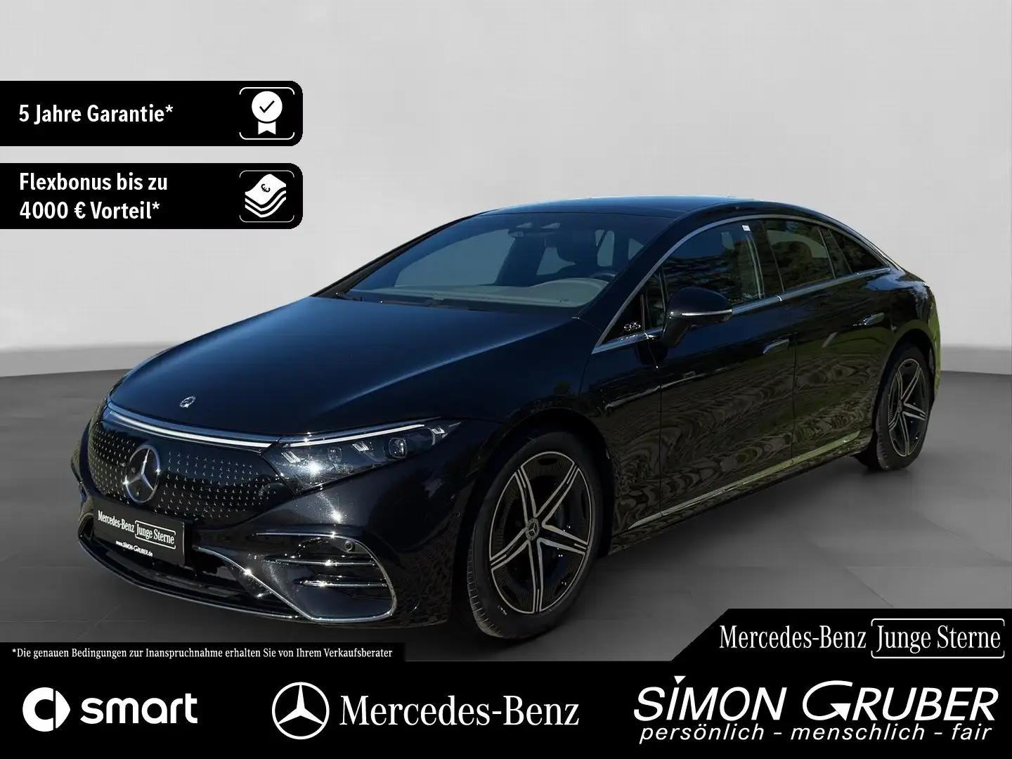 Mercedes-Benz EQS 450 4M AMG Hyper Hal Panorama DigitalLight Schwarz - 1