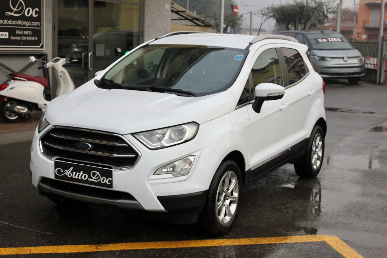 Ford EcoSport 1.0 EcoBoost 100 CV Titanium CLIMA AUTO SENSORI RE Blanc - 1