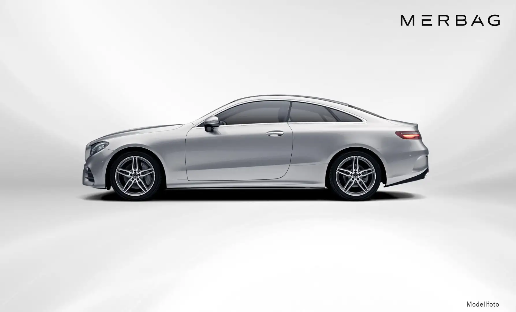 Mercedes-Benz E 220 d 4MATIC Coupé Silber - 2