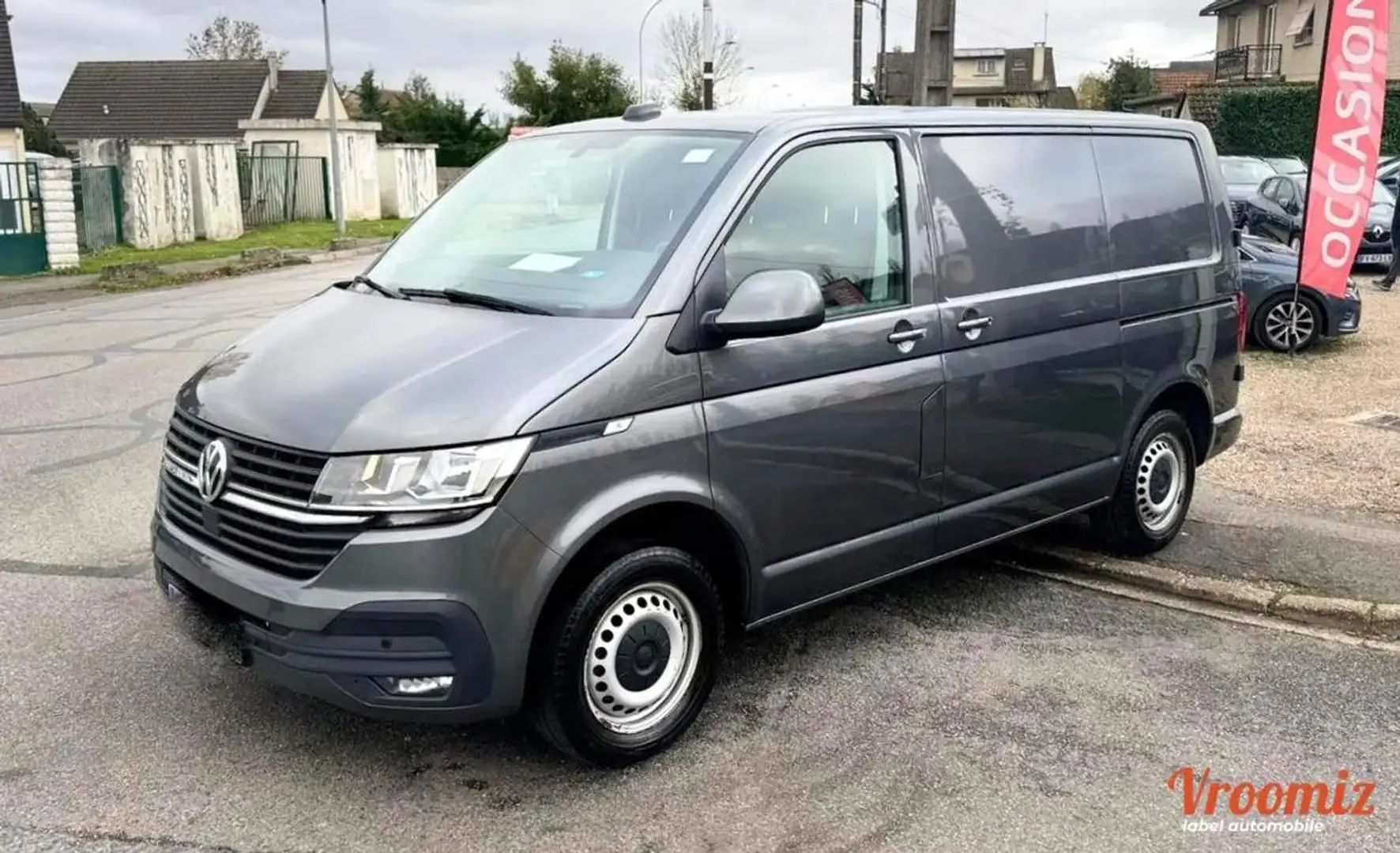 Volkswagen Transporter 2.0 TDi 150CV DSG7 L1H1 Business Line Plus 14159HT ENTRETIEN COMPLET A JOUR Noir - 1