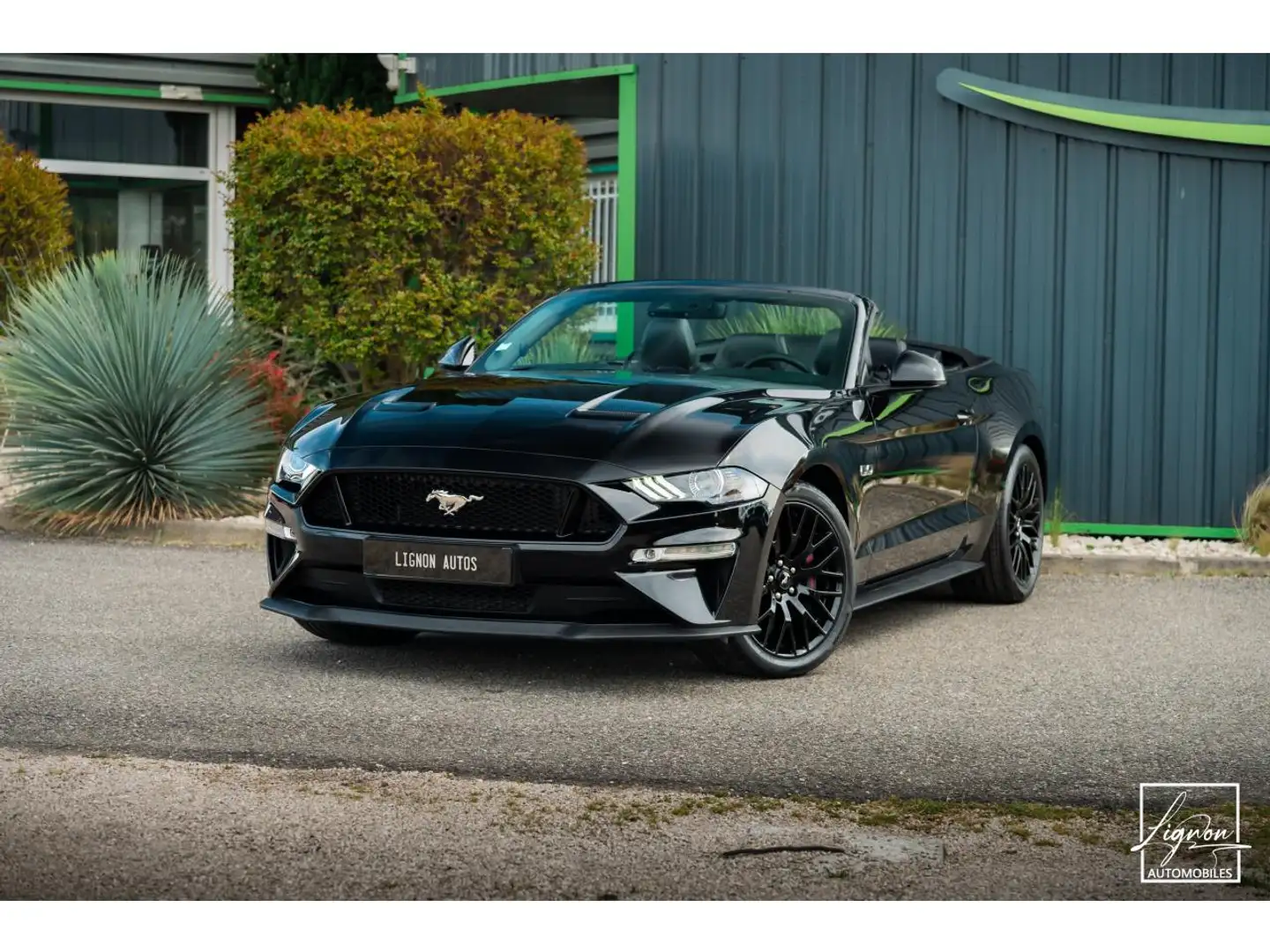 Ford Mustang 5.0 V8 GT - 450 - BVA10 CABRIOLET GT PHASE 2 Schwarz - 1