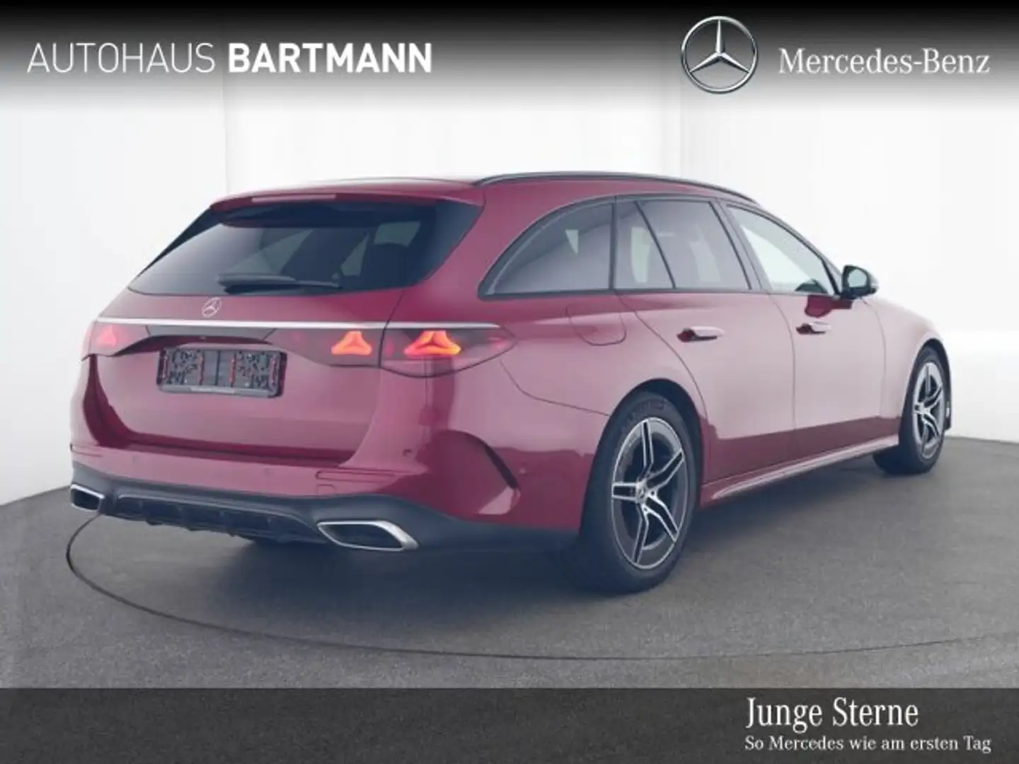 Mercedes-Benz E 200 E 200 T 4M AMG+NIGHT +LED+KAMERA+AHK+360+DIGITAL Rot - 2