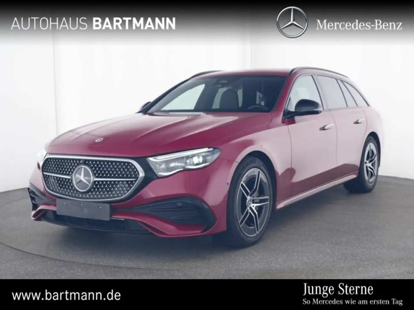 Mercedes-Benz E 200 E 200 T 4M AMG+NIGHT +LED+KAMERA+AHK+360+DIGITAL Rot - 1