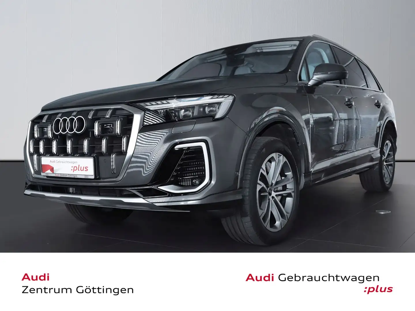 Audi Q7 55 TFSI e qu. tiptr. MATRIX+AHK+LEDER+HEAD UP Grau - 1
