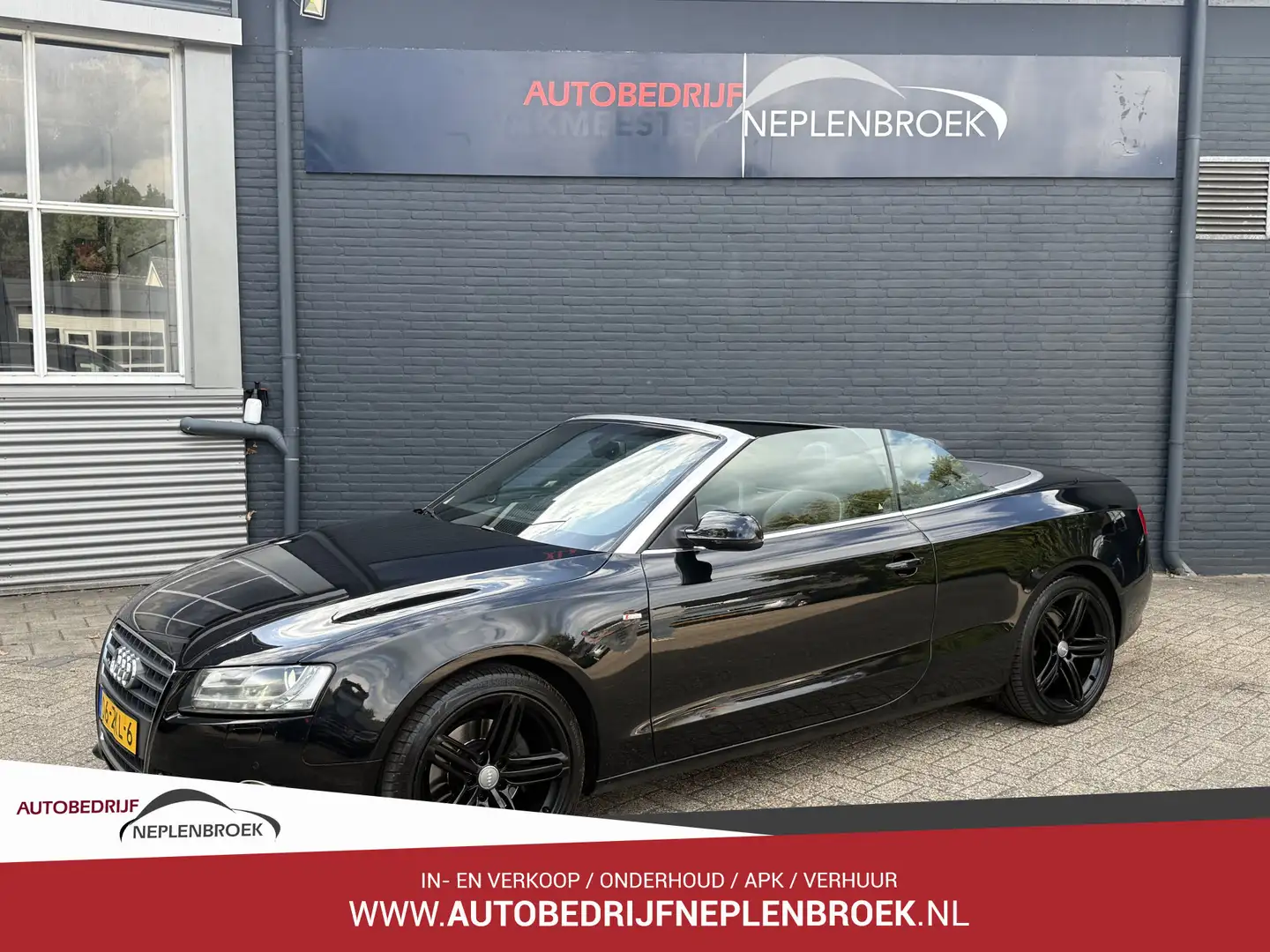 Audi A5 Cabriolet 2.7 TDI S-LINE RS6 velgen,Xenon,Leer,19I Noir - 1