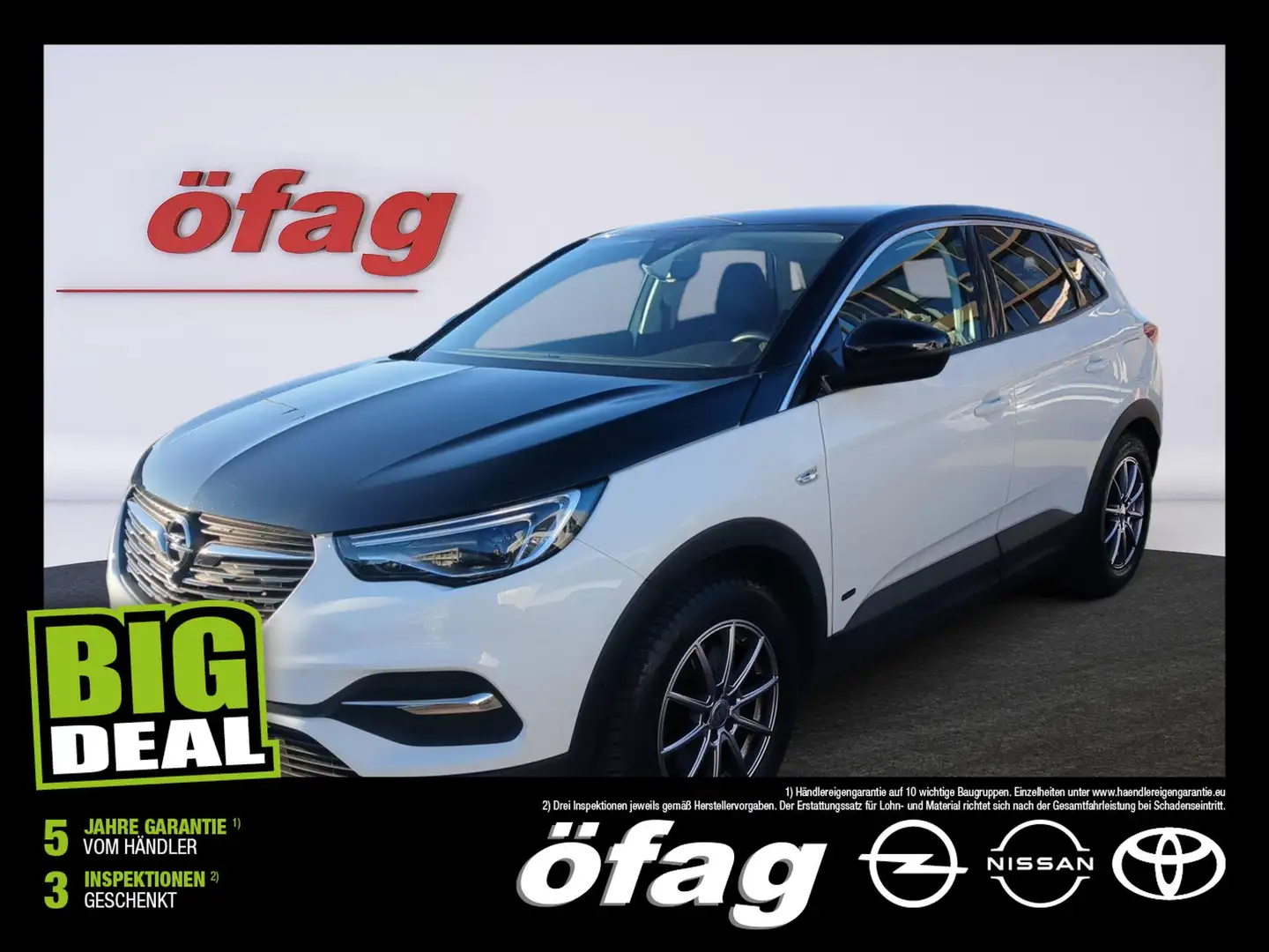 Opel Grandland X 1.6 Direct Inj. PHEV Ultimate Allrad Weiß - 1
