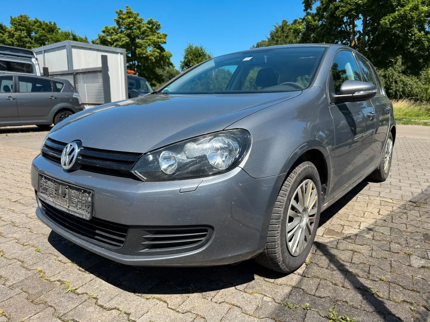Volkswagen Golf VI Trendline-Aus 1.Hand"Klima"SHZ"8 fach Grau - 1