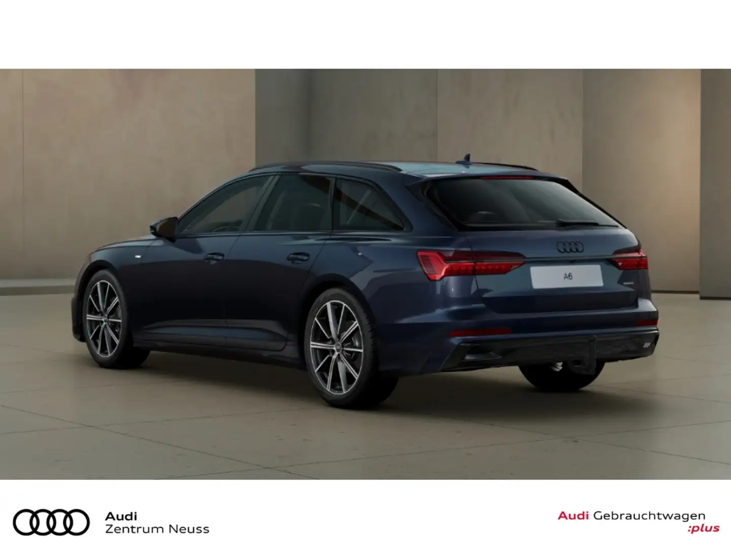 Audi A6 Avant 40 TDI quattro S line Blau - 2