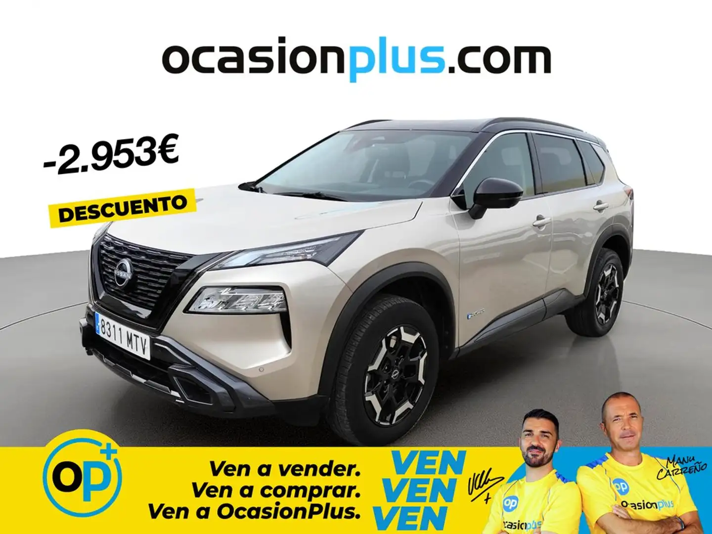 Nissan X-Trail 1.5 e-Power Adventure 4x2 5pl. 152kW Beige - 1