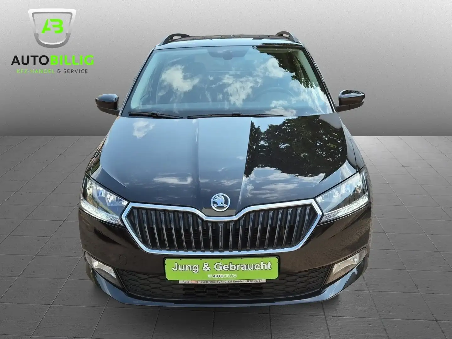 Skoda Fabia Com. TSI 95 SHZG|Klimaaut.|PDC|Tempomat Noir - 2