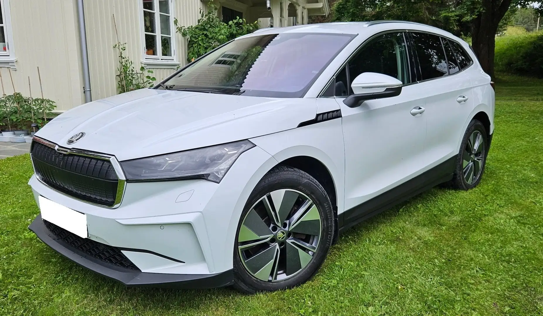 Skoda Enyaq Enyaq 82 kWh 80x Blanc - 1