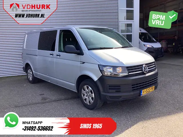Volkswagen T6 Transporter 2.0 TDI 150 pk L2 DC Dubbel Cabine EXPORT 2.5t Tre