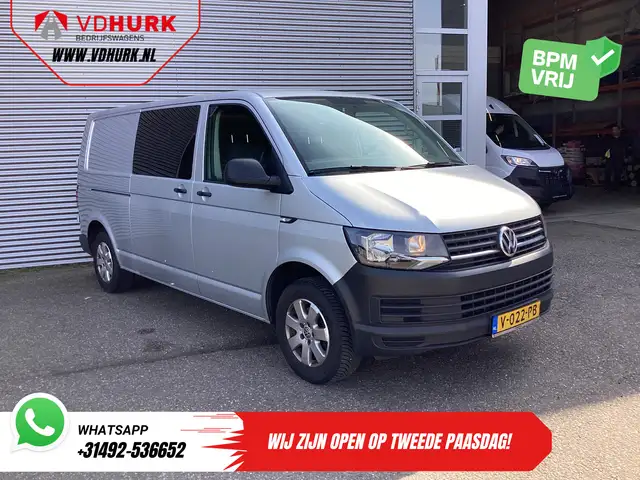 Volkswagen T6 Transporter 2.0 TDI 150 pk L2 DC Dubbel Cabine EXPORT 2.5t Tre