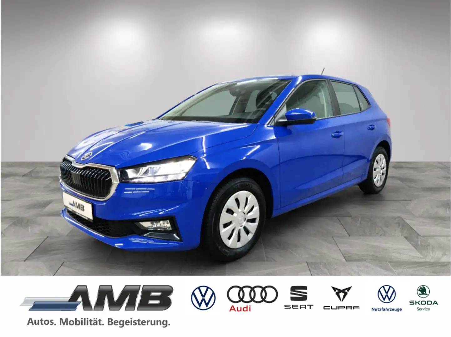 Skoda Fabia Selection 1.0 TSI DSG/Loft/LED/Sitzh/Klima Blau - 1